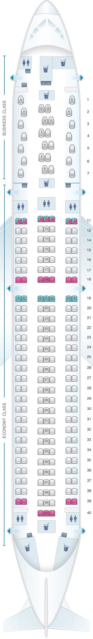 austrian airlines seat map.